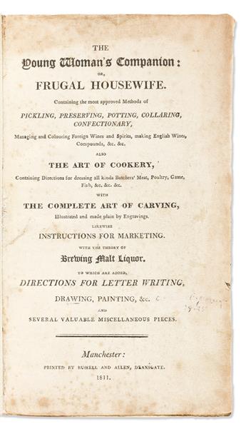 Cookbooks by Women, Two British Examples: 1788 & 1811.